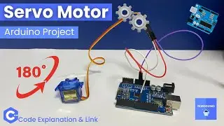 SG90 Servo Motor Arduino UNO Project for Beginners ⚙️ Full Code Explaned with Link ✨