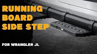 OMU Genesis Series Running Board Side Step For Jeep Wrangler JL with Rubicon OEM side bar