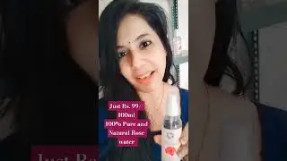 The Organic Factory 100% Pure and Natural Rose water Steam Distilled #Rosewater#rose #gulabjal