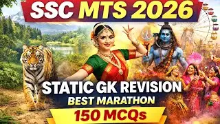 SSC MTS 2026 | Static GK Full Marathon | GK GS Expected MCQs | स्टेटिक जीके मैराथन