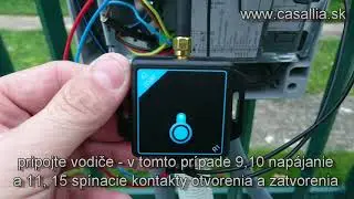 iQGSM - otv&aacute;ranie br&aacute;n, dver&iacute;, roliet prezvonen&iacute;m z telef&oacute;nu
