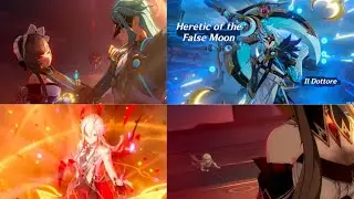Dottore Full Boss Fight, Sandrone Death, LunaIV Cutscene|| Genshin Impact