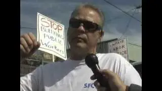 SF City Painters  Protest Workplace Bullying, Discrimination & Union Busting By SF MTA Managers