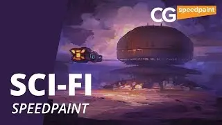 РИСУЕМ КОСМИЧЕСКИЙ КОРАБЛЬ. CG Speedpaint. Иван Смирнов