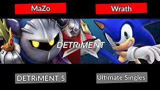DETRiMENT 5 - MaZo (Meta Knight) против Wrath (Sonic) | Smash Ultimate ssbu