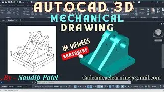 #41 - How to Create 3D Mechanical Parts in AutoCAD || Full Tutorial