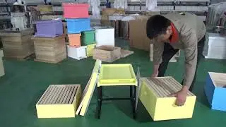 Langstroth Painted Beehive