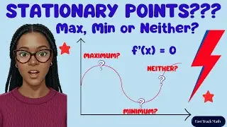 Stationary Points FAST - First Derivative Test Breakdown
