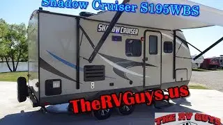 A Whole Lotta Style In This Small Bumper Pull Travel Trailer! 2017 Shadow Cruiser S195WBS