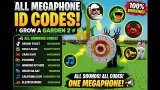 Grow a Garden 2 Megaphone Codes – All Working IDs Tested!