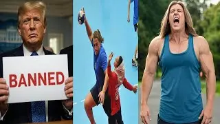 GIGANTIC Transgender Male Handball player PANICS! Fears he will be BANNED from Women's Olympic Team!