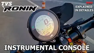 TVS Ronin 225 Instrumental Console Explained in Details || Speedo Meter Full Details || Bluetooth