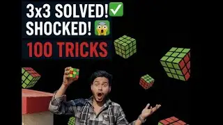 How to solve 3x3 puzzle cube formula😱🔥