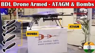 BDL offers drone armed with ATAGM & bombs