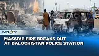 Blaze in Balochistan, Fire Engulfs Police Station in Pakistan