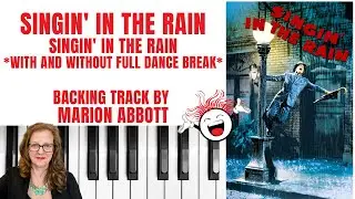 Singin' In The Rain ☔️ (Singin' In The Rain) - Backing Track 🎹 *F*