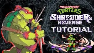 TMNT: Shredder's Revenge RAPH MOVES/COMBO Tutorial