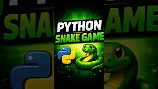 Mini Snake Game in Python 🐍 | Turtle Graphics Keyboard Control #coding #programming #python #learn