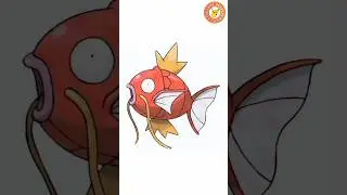 How to Draw Magikarp || Pokemon Drawing || Pokemon #pokemon #anime #viral #shorts