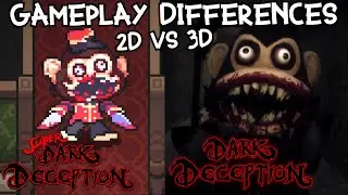 Dark Deception 2D vs 3D | Gameplay Differences!