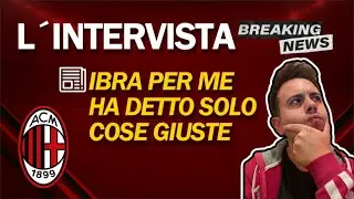 INTERVISTA ZLATAN IBRAHIMOVIC - NULLA DI SBAGLIATO!!! #ibrahimovic #forzamilan #rossoneri