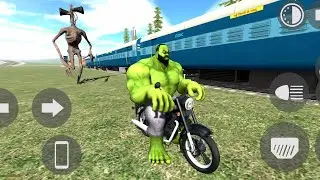 Siren head attacks The Hulk || Indian bike driving 3d game 
