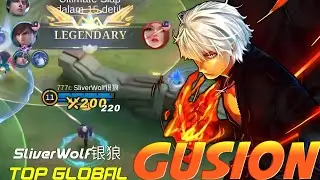 Legendary Gusion Fast Daggers Gameplay - Top Global Gusion by★SliverWolf银狼 - Mobile Legends