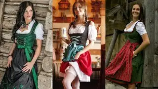 Classy and elegant German Traditional Dresses | German Traditional clothing with modification ideas