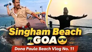 Goa ka Singham Beach 😍 | Dona Paula Vlog No. 11 #goa #donapaula #advocatelife #singambeach #goabeach