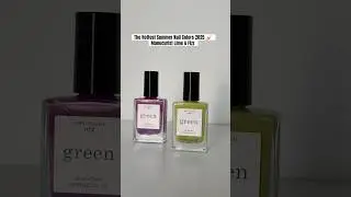 The Hottest Summer Nail Colors 2025 | Manucurist Lime & Fizz +15%OFF Link in Description #shorts