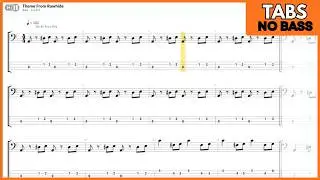 The Blues Brothers - Theme From Rawhide (Play Along Tabs) (Bass Cover)