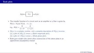 Lecture 41 Introduction to Bode plots 1