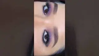 Purple Shimmer Eye Makeup Tutorial 💜 | Easy Party Glam Eye Makeup Look