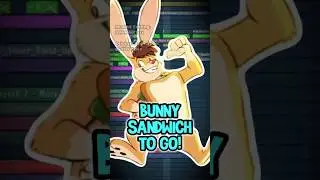 🐰🥪 BUNNY SANDWICH TO GO! #dubstep #animation #pitiyindee