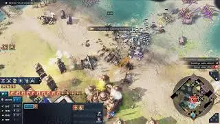 Age of Empires 4 Crucible [Tughlaq Dynasty/Contested Coastline/Outrageous]
