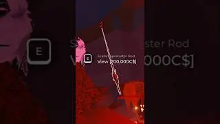 Scarlet Spincaster Rod #roblox #fisch