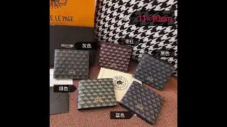 Faure Le Page (Paris 1717) Luxury Branded Genuine Leather Wallet Unboxing