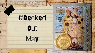 #DeckedOutMay Altered Playing Card Collage Challenge-Flower Crown