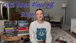 First book haul of 2026(definitely need to go on a book buying ban)