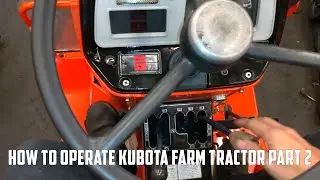 How To Operate Kubota Farm Tractor L1802 DT Filipino Part 2 - Philippines