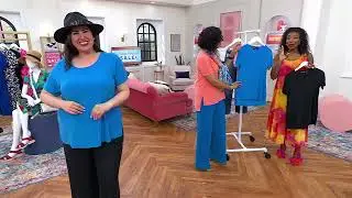 Attitudes by Renee Como Jersey Hi-Low Side Slit Top on QVC