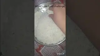 white color food eating challenge