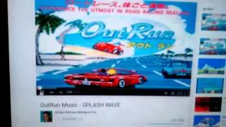This Vtech phone has a song from Outrun (1986)