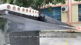Experience the power of black stretch film
