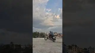 Wheelie gone wrong! Lesson learned&mdash;ride safe! #WheelieFail #BikeCrash #Shorts #RideSafe #EpicFall