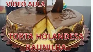 Torta Holandesa de baunilha