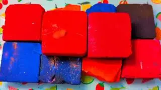 Colourful Dyed Gym chalk Crumbling #oddlysatisfying #gymchalkcrush #asmrsounds #stressrelief #asmr
