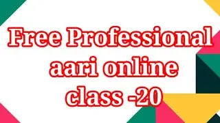 Free Professional aari online class #class20#aarionlineclasscertifiedcourse#aaribusiness#embroidery