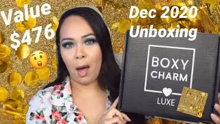 Boxycharm December 2020 Unboxing | Unboxing Boxyluxe Boxycharm December 2020