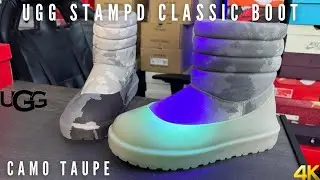 Ugg Stampd Classic Boot Camo Taupe On Feet review
